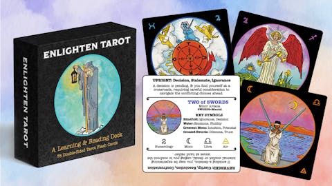 ENLIGHTEN TAROT: An 84-Card Learning and Reading Deck
