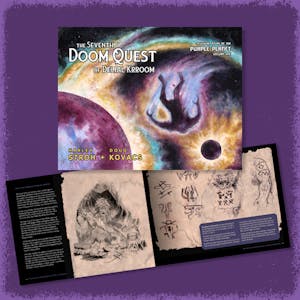 The Seventh Doom Quest of Delial Krroom: A Visual Atlas of the Purple Planet