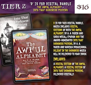 D is for Digital Bundle: The Awful Alphabet and Into That Darkness Peering
