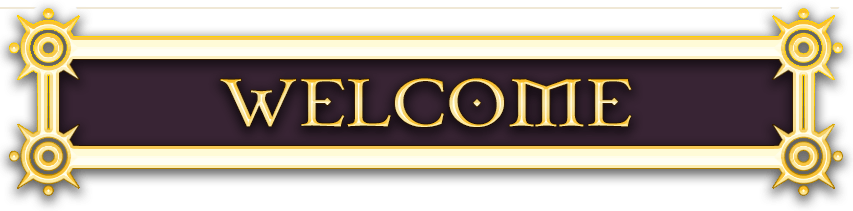 banner that says Welcome