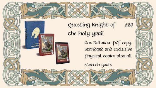 QUESTING KNIGHT FOR THE HOLY GRAIL