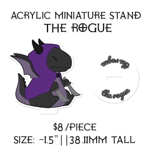 Acrylic Miniature Stand || The Rogue