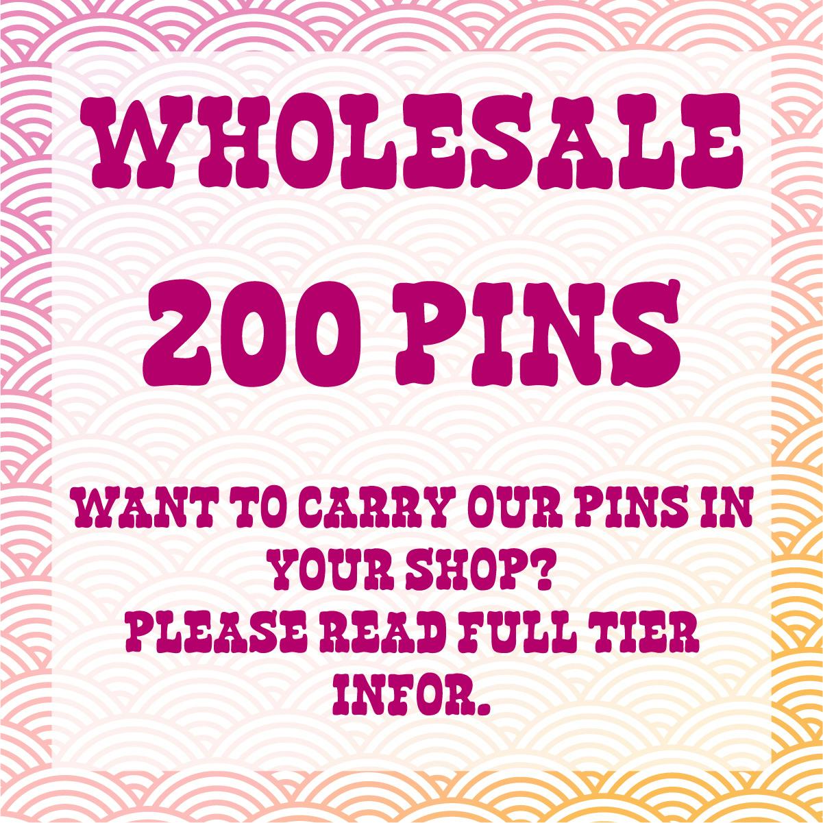 Wholesale - 100 Pins
