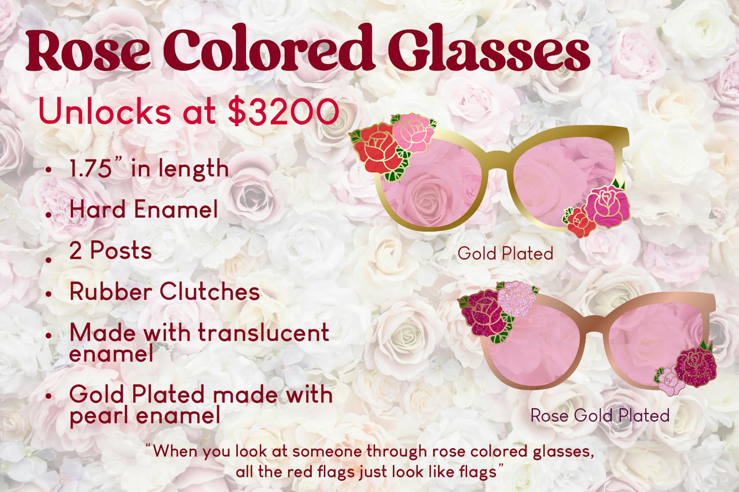 Rose Colored Glasses Design