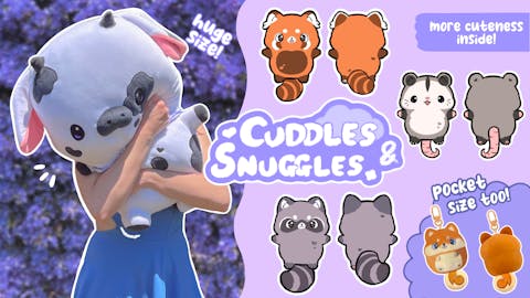 Cuddles & Snuggles - big plushies for your emotional support & more