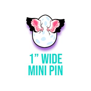 Flying Egg Mini Pin