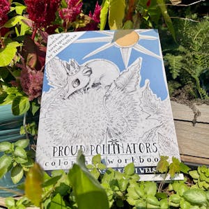 Proud Pollinators Coloring and Tarot Spread Book