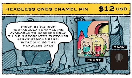 Exclusive HEADLESS ONES enamel pin! 