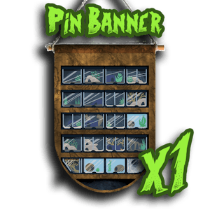 1 x Pin Banner