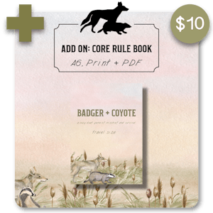 Core Rule Booklet - Print + PDF