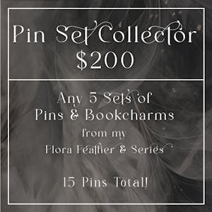 Pin Set Collector - 5 Complete Sets - 15 Pins!