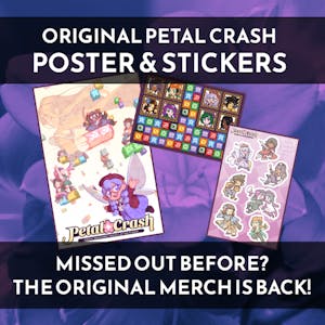 Petal Crash 1 Poster & Stickers