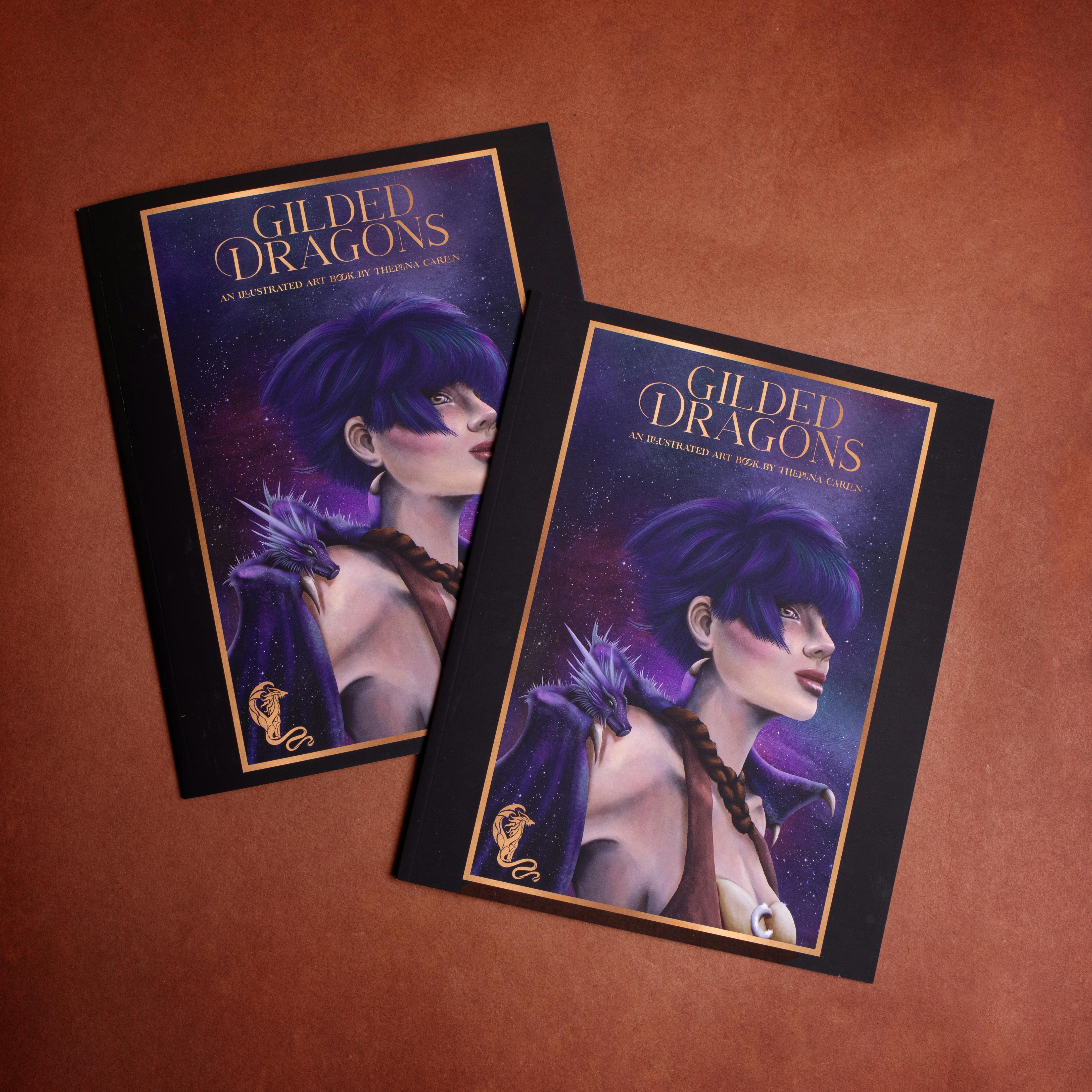 Gilded Dragon art book (paperback/softcover)