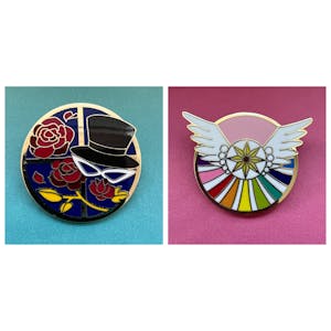 ✦ Earth Blooming Rose / Guardian of the Cosmos Enamel Pins