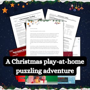 Christmas Escape Room Game - Play-at-home puzzling mystery!
