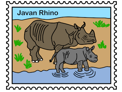 Rhino sticker 