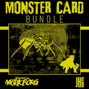 Bundle of Mork Borg Monster Cards
