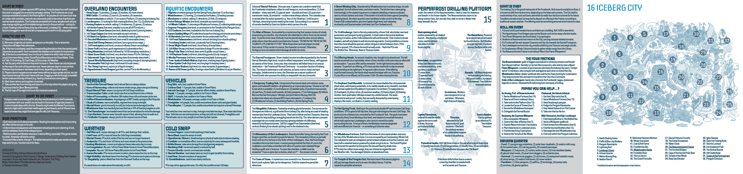 Boreal Frostlands: Hex-n-Screen RPG setting - BackerKit