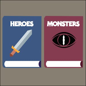 Both Heroes & Monsters Hardcovers