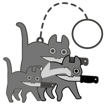 1 pin, sticker and keychain bundle!