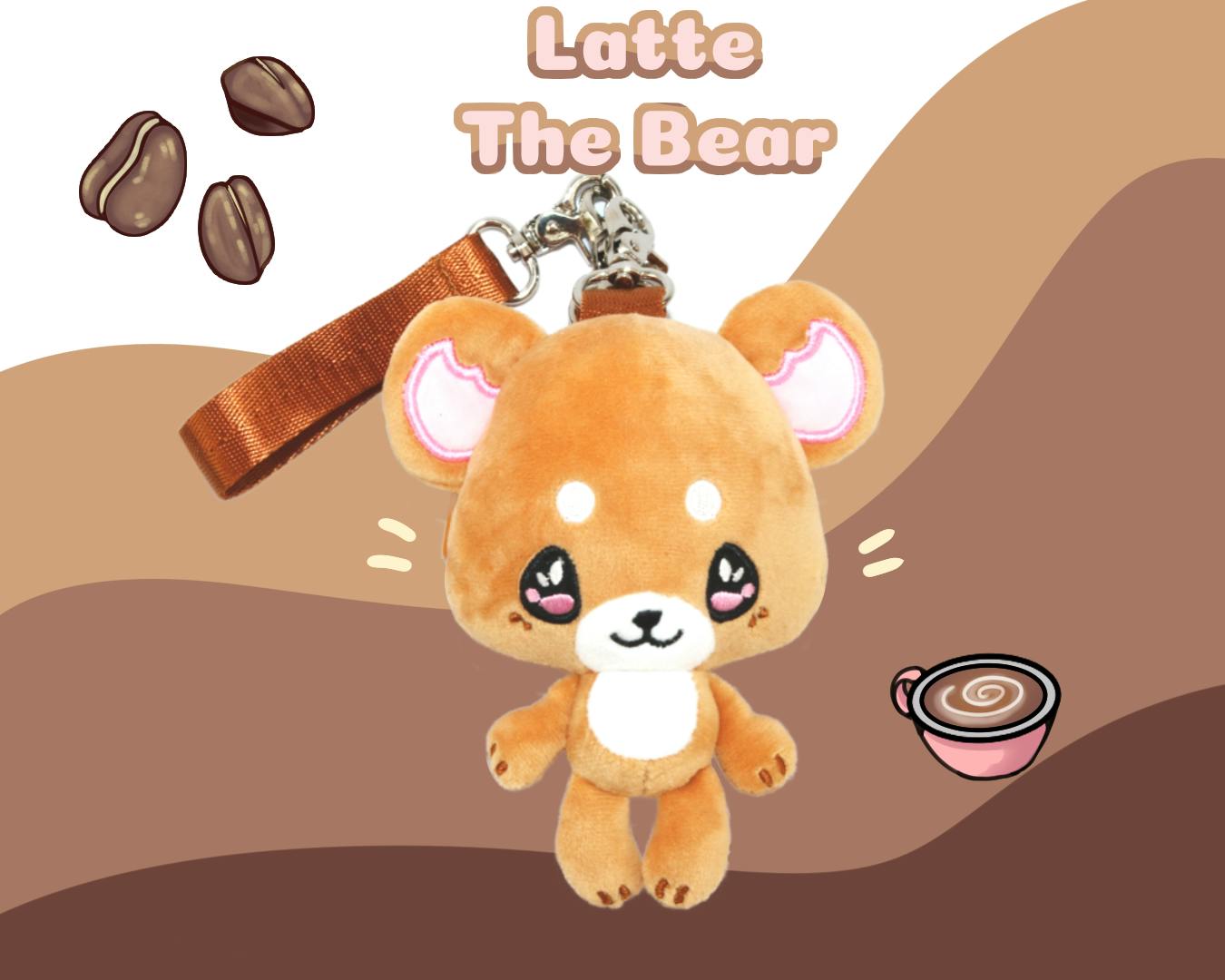 Latte the Bear Coin Purse Plush