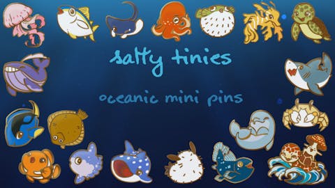 Salty Tinies - Oceanic Mini Pins