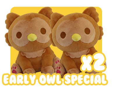🦉 EARLY OWL SPECIAL: Two (2) Owlbear Plush