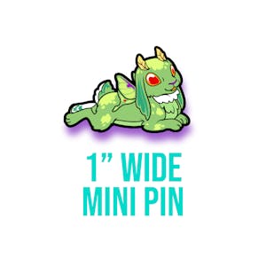 Baby Luna Moth Wabbit Mini Pin