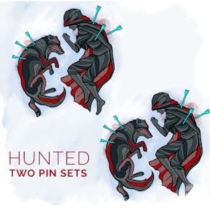 2 "Hunted" Pin Sets