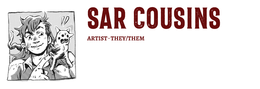 A picture of Sar Cousins, Artist, They/Them