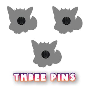 THREE Pin Pack (of your choice)