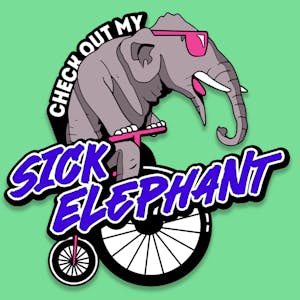 A LA CARTE PIN: Check Out My Sick Elephant