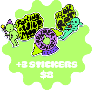 +3 Stickers