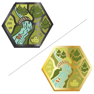 Hex Pin - Forest
