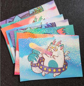 Guest Artist Holographic Postcard 8 Pack! 