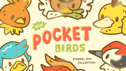 Pocket Birds: Enamel Pin Collection