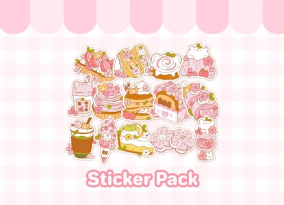 🌸 Sticker Pack (~$18 USD) 🌸