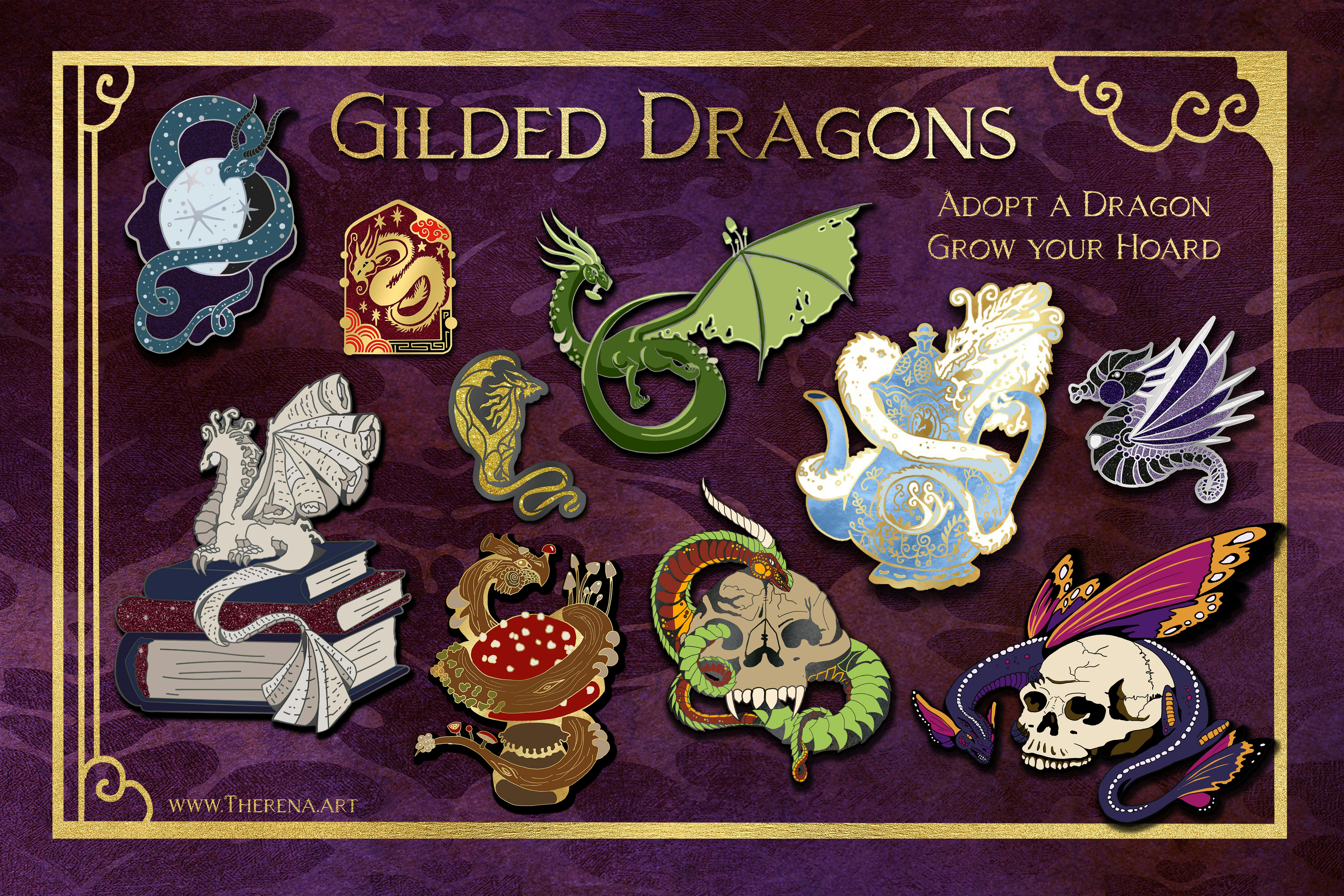 Reach $9500 - and the first 300 backers get a FREE exclusive dragon postcard!