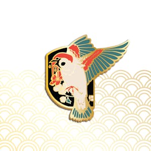 Standard Pin - Shitakiri Suzume | Tongue-cut Sparrow