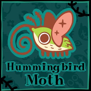 Hummingbird Moth Mini Enamel Pin