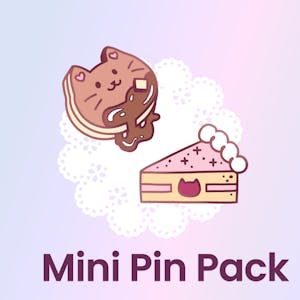 🍰 Mini Enamel Pin Pack