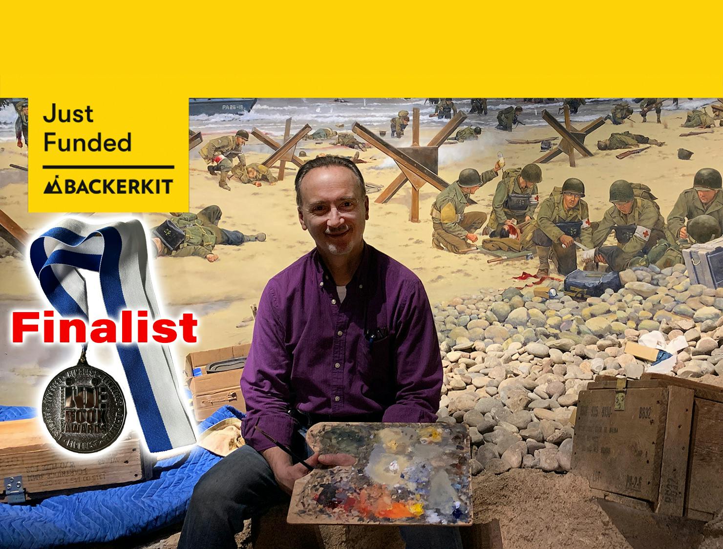 Big Red One at Bloody Omaha – 2 books, 2 posters & solo / 2-player game