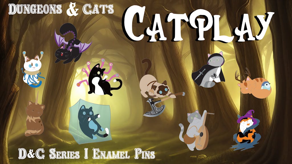 Catplay | An Enamel Pin Collection