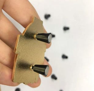 Rubber Magnetic Pin Backs (x10)