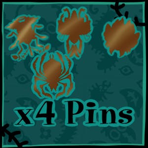 x4 Enamel Pin