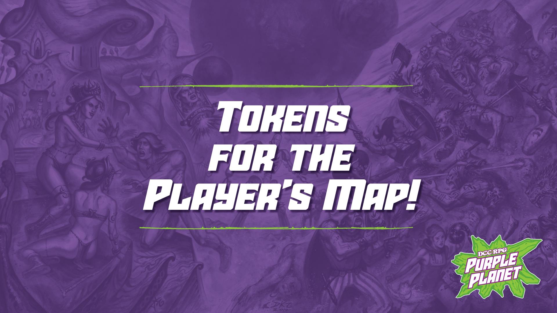 Tokens for the Player's Map!