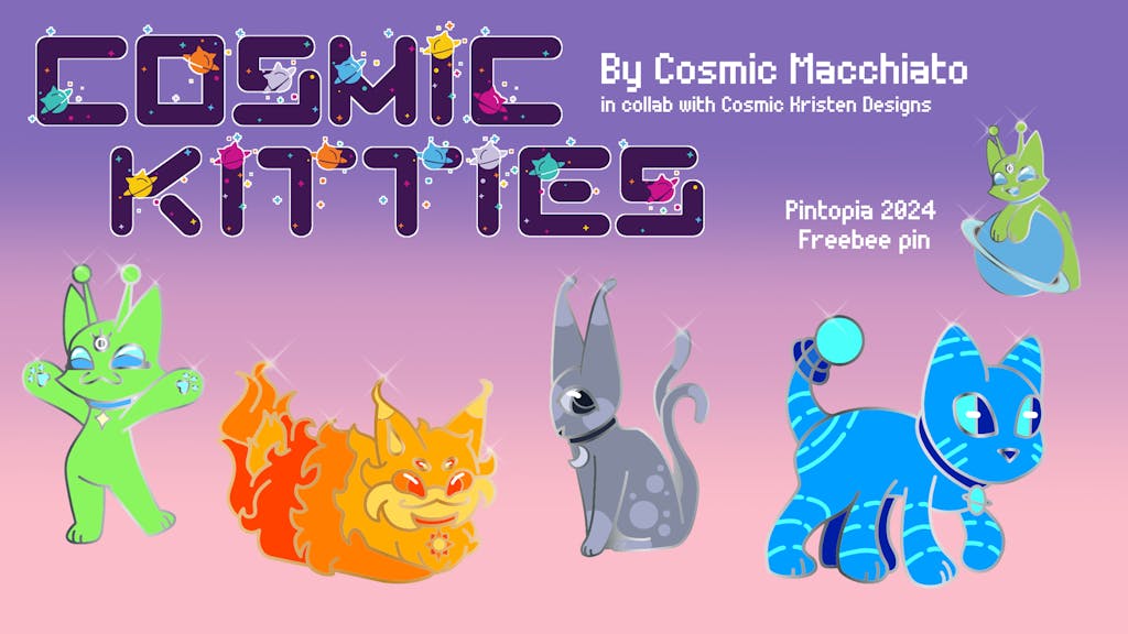 Cosmic Kitties By Cosmic Macchiato