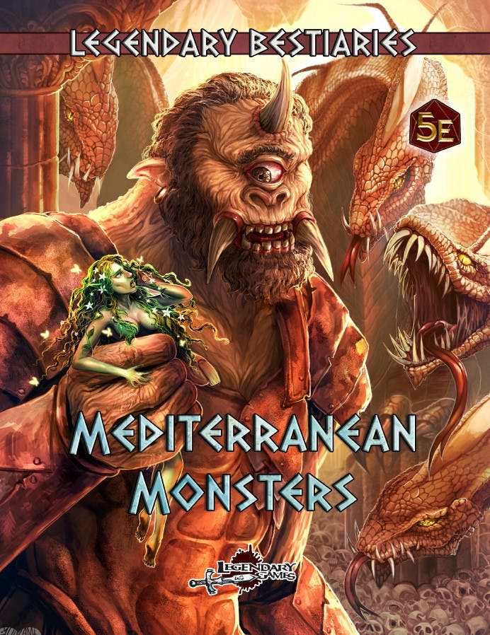 Mediterranean Monsters 5E Print