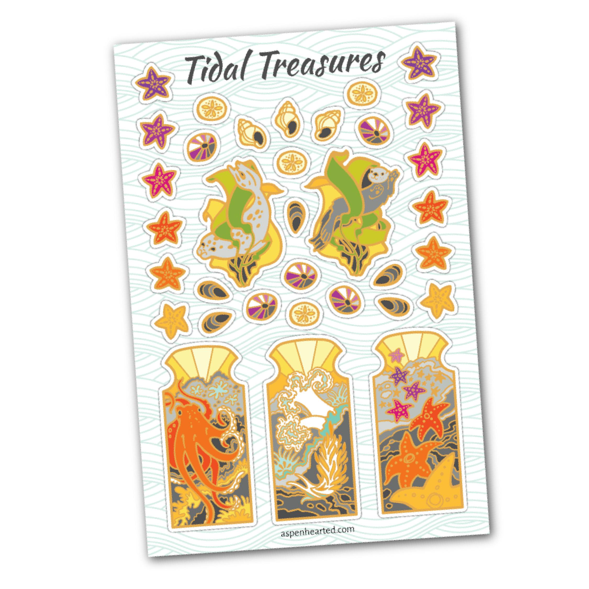 Tidal Treasures Sticker Sheet