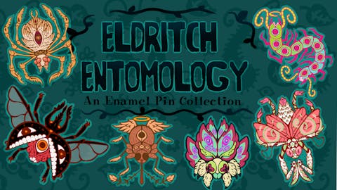 Eldritch Entomology: Enamel Pin Collection